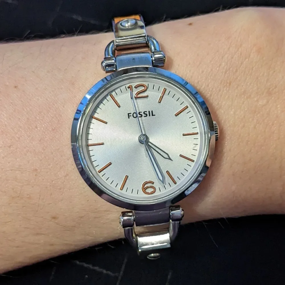 fossil bracelet watch 🧡orange🧡